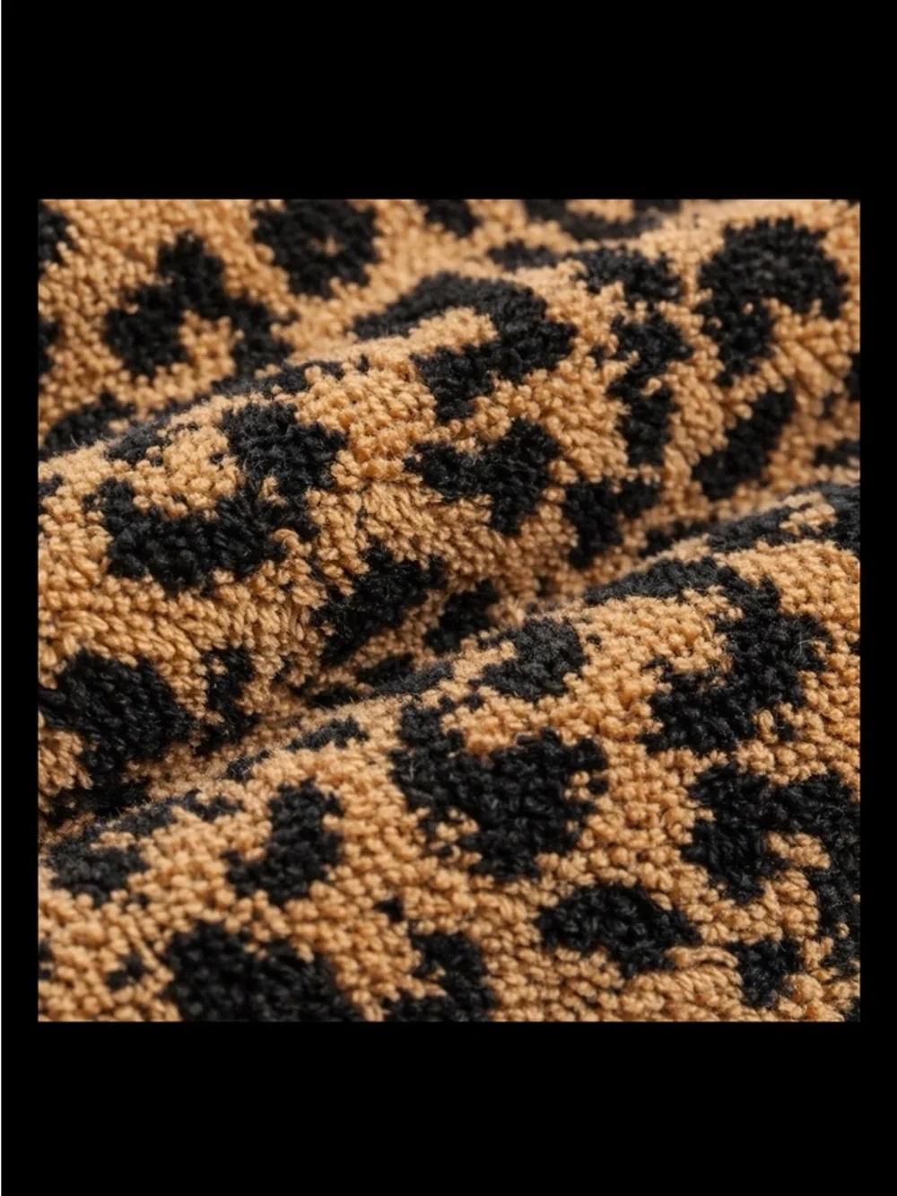 NWT Rachel Zoe Classic Leopard Print 8-Piece Towel Set 100% Cotton